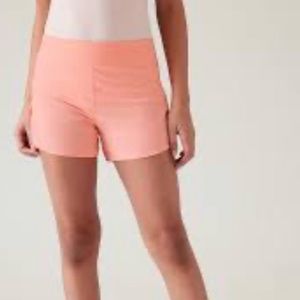 ATHLETA GIRL HIGH RISE STASH YOUR TREASURES TIGHT SHORTS L/12
